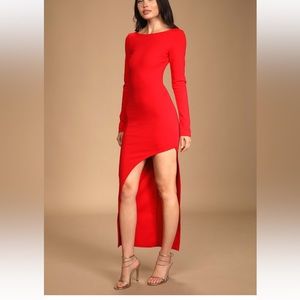 Lulus NWT red formal/cocktail dress